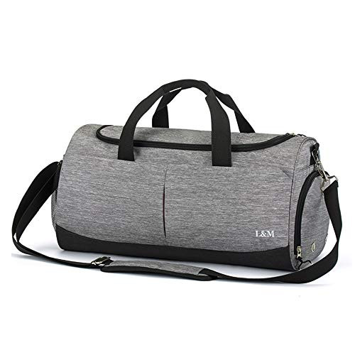 Duffle Bag for Men Gym Bag with Shoes Compartment Sports Travel Bag Waterproof Holdall Weekend Overnight Bag