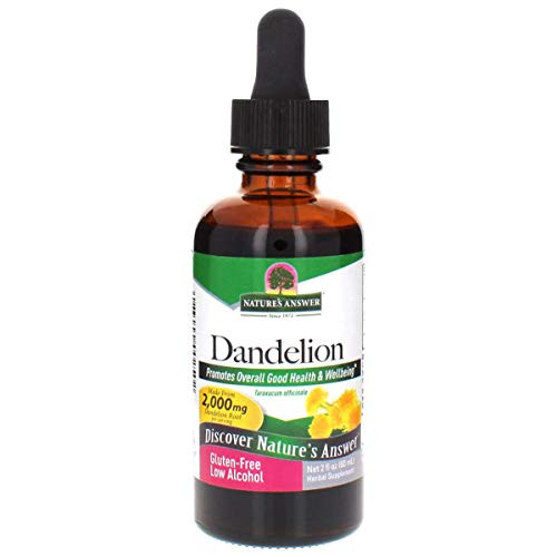 Natures Answer Dandelion Root with Organic Alcohol 2-Fluid Ounces Liver Support Promotes Healthy Digestion Promotes Kidney Function Natures Answer Dandelion Root with Organic Alcohol 2-Fluid Ounces Liver Support Promotes Healthy Digestion Promotes Kidney Function