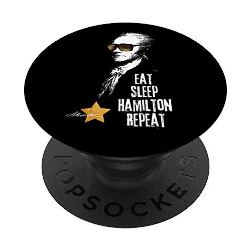 Alexander Hamilton Eat Sleep Repeat USA History Gifts PopSockets Grip and Stand for Phones and Tablets