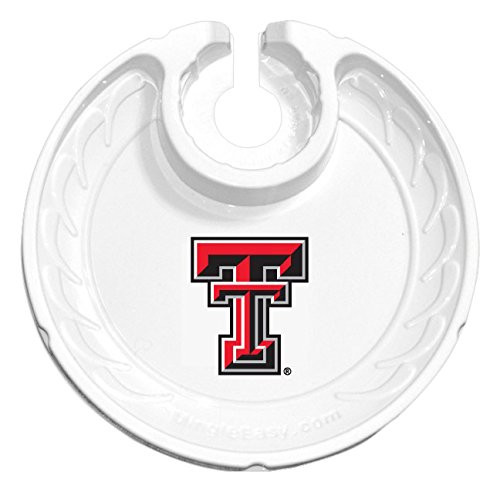 NCAA Texas Tech Red Raiders Fanplates White One Size