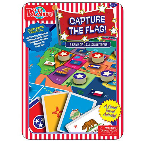 T.S. Shure Capture The Flag Magnetic Game Tin