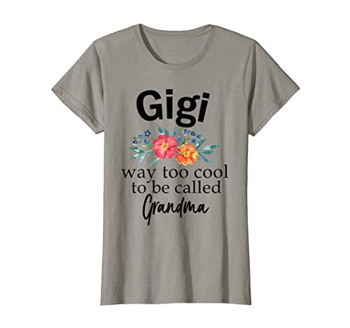 Womens Gigi Shirt For Grandma Gigi Christmas Gifts Grandchildren T-Shirt