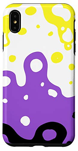 iPhone XS Max Dripping Nonbinary Flag Nonbinary Gift Case