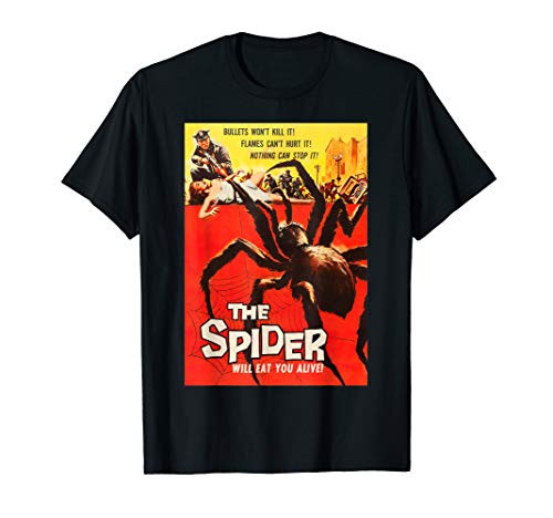 Giant Spider Classic Halloween Monster Poster Horror Movie T-Shirt