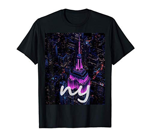 New York Fashion Design T-shirt New York City Skyline T-Shirt