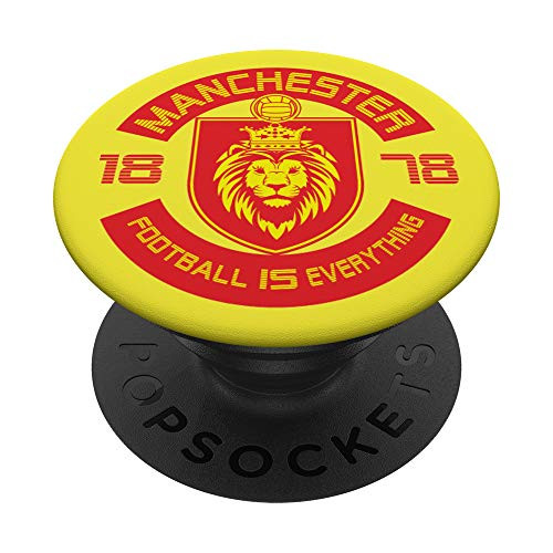 Football Is Everything - Manchester Squad Retro PopSockets PopGrip Swappable Grip for Phones   Tablets