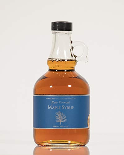 Mansfield Maple Pure Vermont Maple Syrup Dark Robust Vermont B 500ml Glass Bottle