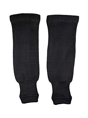 Pear Sox Pro Weight Solid Color Hockey Socks Black Intermediate