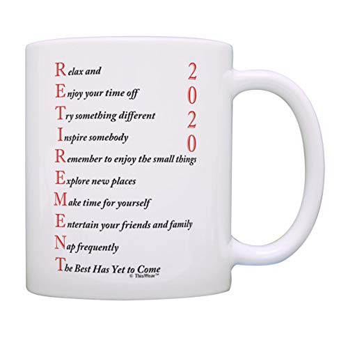 Retirement Gifts for Women or Men Retirement 2020 Retired Poem Retirement Gift Ideas for Coworker Gift Coffee Mug Tea Cup White Retirement Gifts for Women or Men Retirement 2020 Retired Poem Retirement Gift Ideas for Coworker Gift Coffee Mug Tea Cup White