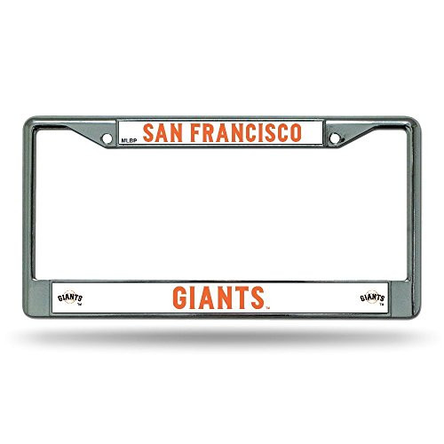 MLB San Francisco Giants Chrome License Plate Frame MLB San Francisco Giants Chrome License Plate Frame