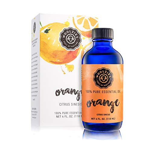 Woolzies 100 Pure   Natural Sweet Orange Essential Oil  Best Undiluted Therapeutic Grade Citrus Oil  Happiness Energize   Motivate  Uplifting Scent for Mind   Body 4 Fl oz
