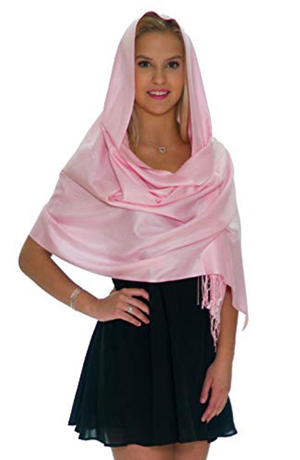 Pashmina Shawls and Wraps for Evening Dresses Large Soft Pashmina Wedding Pastel Soft Pink Shawl