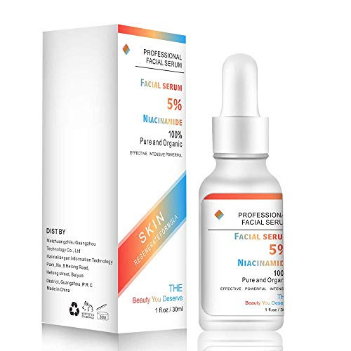 OCEANLUX Niacinamide 5 Skin Serum Vitamin B3 Facial Serum Organic Hyaluronic Acid Serum Anti Acne Aging Serum for Face Neck and Chest