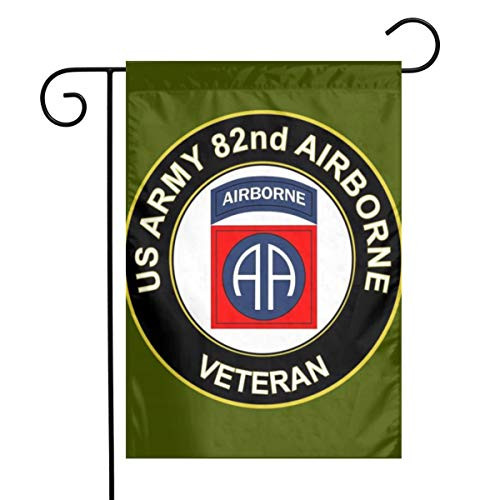 antfeagor Garden Flag 12X18 Inches Polyester Seasonal Flags 82nd Airborne Division4 for Outdoor Home Yard Summer Decor Garden Flag Banner Yard Flag