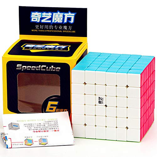 LiangCuber Qiyi 6x6 Stickerless Speed Cube Qiyi Qifan S 6x6x6 Magic Cube Puzzle Toy
