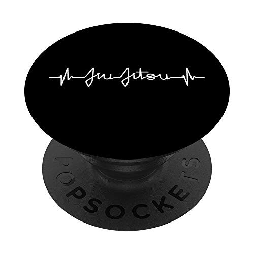 Brazilian Jiu Jitsu Heartbeat Pulse EKG MMA BJJ Love PopSockets PopGrip Swappable Grip for Phones Tablets Brazilian Jiu Jitsu Heartbeat Pulse EKG MMA BJJ Love PopSockets PopGrip Swappable Grip for Phones Tablets
