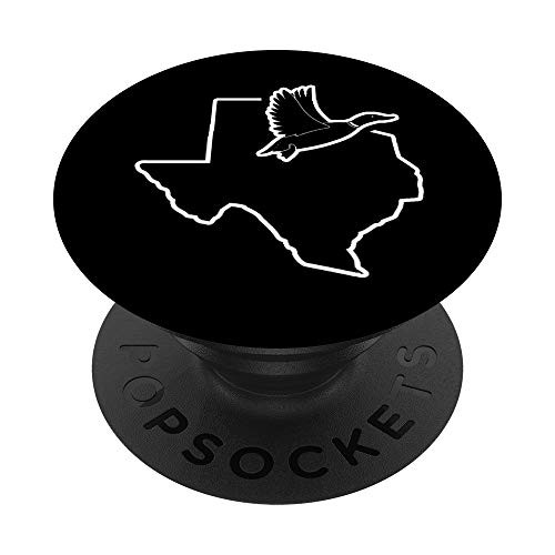 Texas Duck Hunting Gear PopSockets PopGrip Swappable Grip for Phones   Tablets