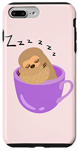 iPhone 7 Plus8 Plus Sloth Sleep Lover Cover Cute Animal Pattern Gift Case
