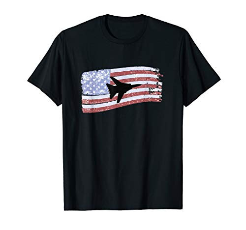 F-14 Tomcat Plane Distressed US Flag Pilot