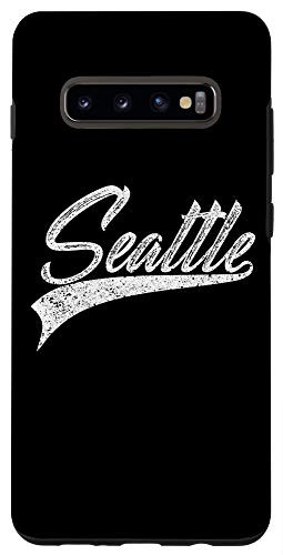 Galaxy S10 Seattle Classic Vintage Washington Sports Jersey Case