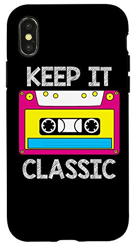 iPhone XXS Retro Cassette Tape 80s 90s Gift I Keep It Classic Case