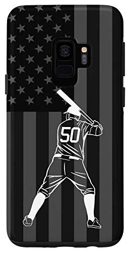 Galaxy S9 Baseball Softball Player Number 50 Case