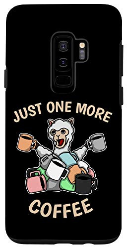 Galaxy S9 One More Coffee Cute Coffee Cup Llama Case