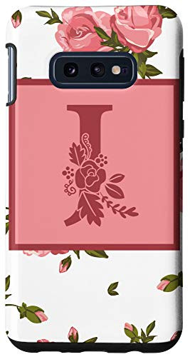 Galaxy S10e Floral Alphabet Letter Gift - First Name with J Flower Case