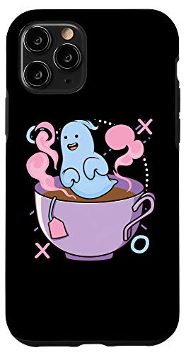 iPhone 11 Pro Pastel Goth Tea Cup Ghost Aesthetic Case
