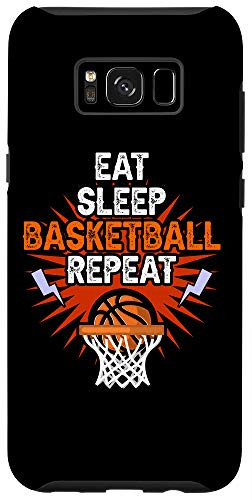 Galaxy S8 Eat Sleep Basketball Repeat Player Gift Funny Basketball Case
