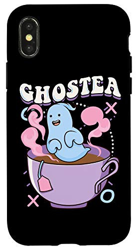iPhone XXS Pastel Goth Tea Cup Ghost Aesthetic Case