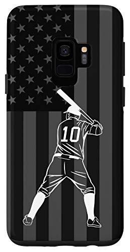 Galaxy S9 Baseball Softball Player Number 10 Case