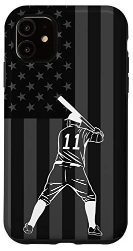 iPhone 11 Baseball Softball Player Number 11 Case