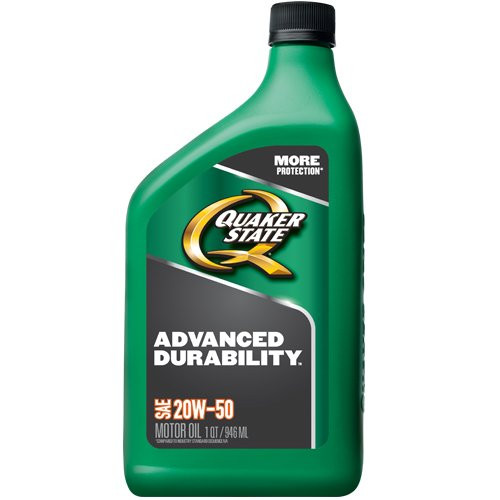 Quaker State 550035081 Advanced Durability 20W-50 Lubricant Motor Oil - 1 Quart Quaker State 550035081 Advanced Durability 20W-50 Lubricant Motor Oil - 1 Quart
