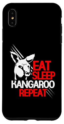 iPhone XS Max Kangaroo Eat Sleep Repeat Case
