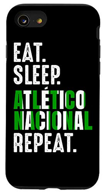 iPhone SE 2020 7 8 Atletico Nacional Eat Sleep Repeat Gift Case iPhone SE 2020 7 8 Atletico Nacional Eat Sleep Repeat Gift Case