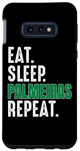 Galaxy S10e Palmeiras Funny Eat Sleep Repeat Soccer Brazil Case