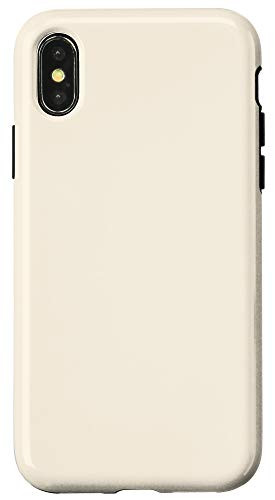 iPhone XXS Old Lace Pink Simple Plain Blank Neutral Solid Color Case
