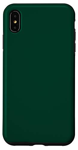 iPhone XS Max Sacramento Green Simple Plain Blank Neutral Solid Color Case