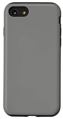 iPhone SE 2020  7  8 Old Silver Simple Plain Blank Neutral Solid Color Case