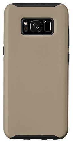 Galaxy S8 Grullo Grey Simple Plain Blank Neutral Solid Color Case