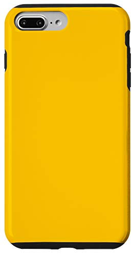 iPhone 7 Plus8 Plus Golden Yellow Simple Plain Blank Neutral Solid Color Case