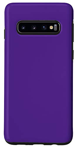 Galaxy S10 KSU Purple Simple Plain Blank Neutral Solid Color Case