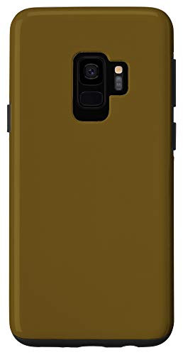 Galaxy S9 Field Drab Brown Simple Plain Blank Neutral Solid Color Case