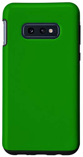 Galaxy S10e India Green Simple Plain Blank Neutral Solid Color Case
