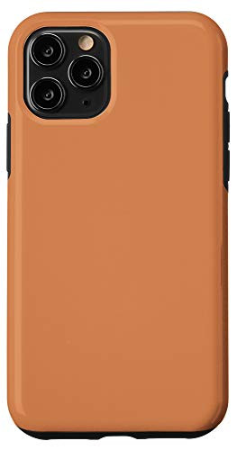 iPhone 11 Pro Raw Sienna Simple Plain Blank Neutral Solid Color Case