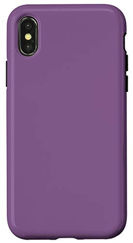 iPhone XXS French Lilac Simple Plain Blank Neutral Solid Color Case