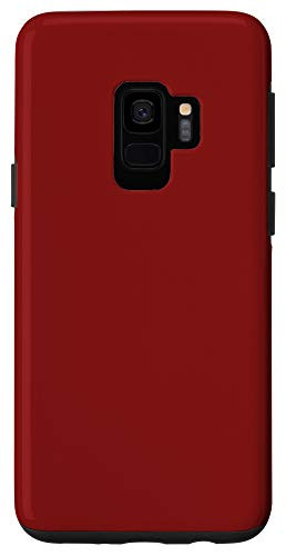 Galaxy S9 Falu Red Simple Plain Blank Neutral Solid Color Case
