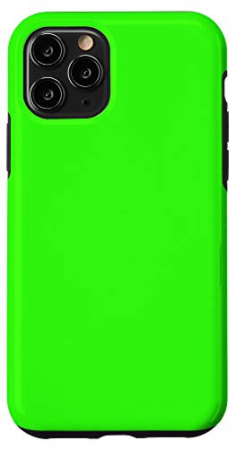 iPhone 11 Pro Citron Green Simple Plain Blank Neutral Solid Color Case