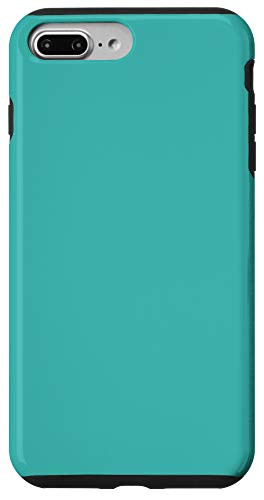 iPhone 7 Plus8 Plus Verdigris Green-Blue Simple Plain Blank Neutral Solid Color Case